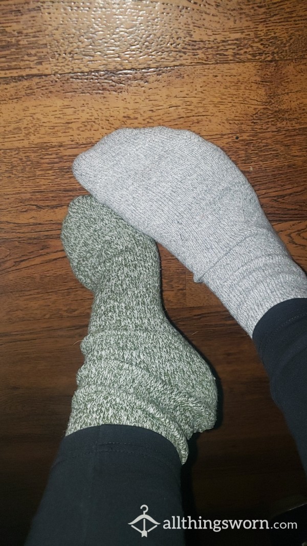 Thick Worn Wool Socks