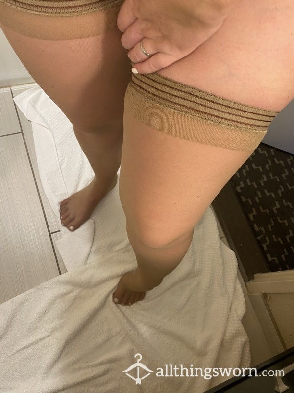 Thigh High Nude Stockings