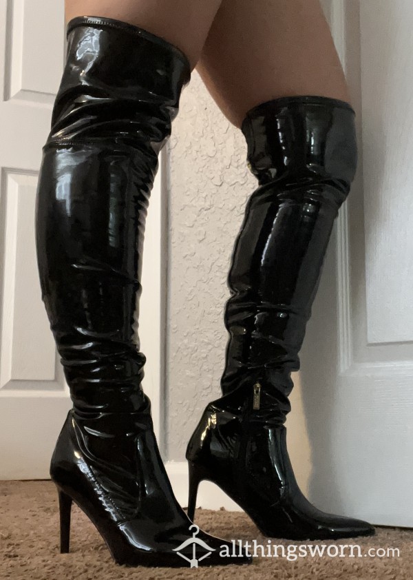 Thigh High Sexy Black Boots