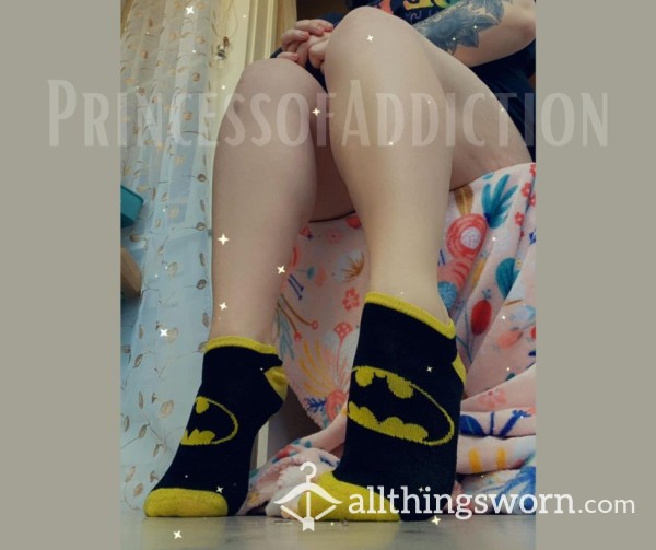 Thin Batman Ankle Socks
