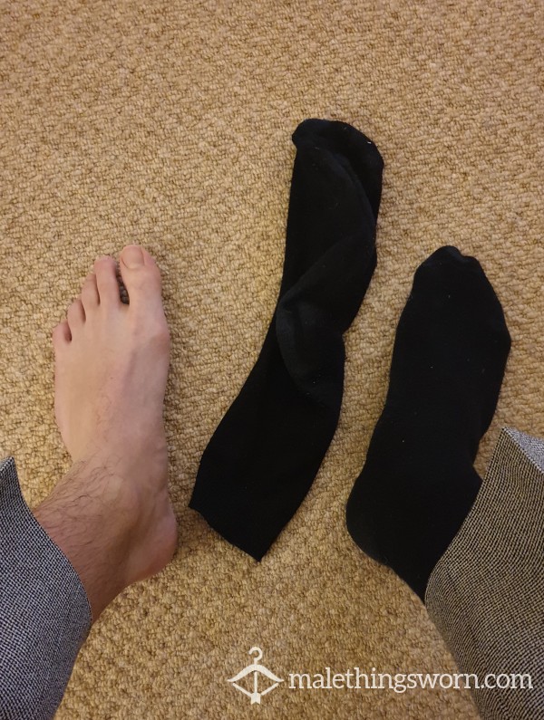 Thin Black Formal Socks 👨‍💼