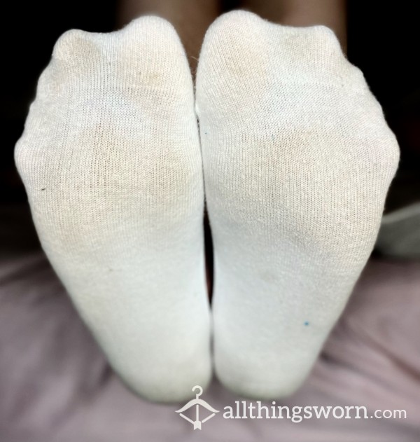 Thin Cotton No Show Socks - Multiple Colors Available