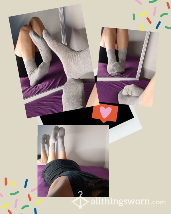Thin Grey Old Socks | EU 41