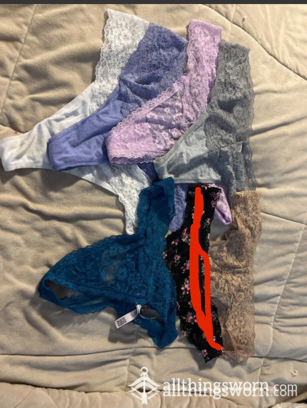 Thong Victoria’s Secret Pantie Comes With7 Daywear. Pick Your Pair.
