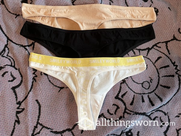 Cotton Thongs Available For Wear