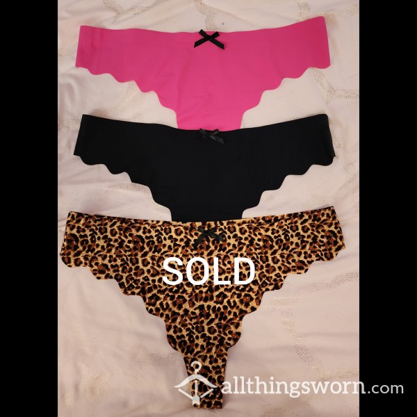 Thongs - Available In 2 Colors (Black And Pink)