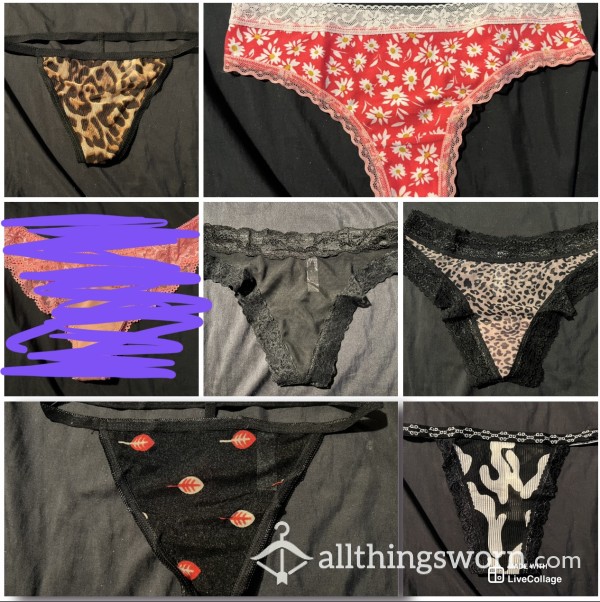 Thongs 😘🍑 (With Designs)