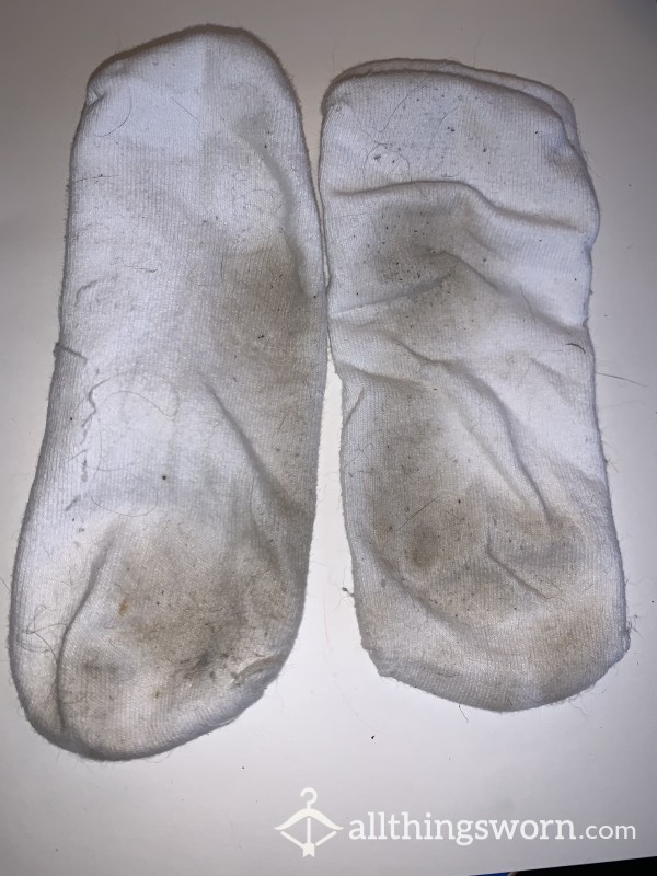 Three Day Worn White Socks