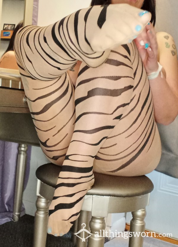 Tiger Stripe Nylons