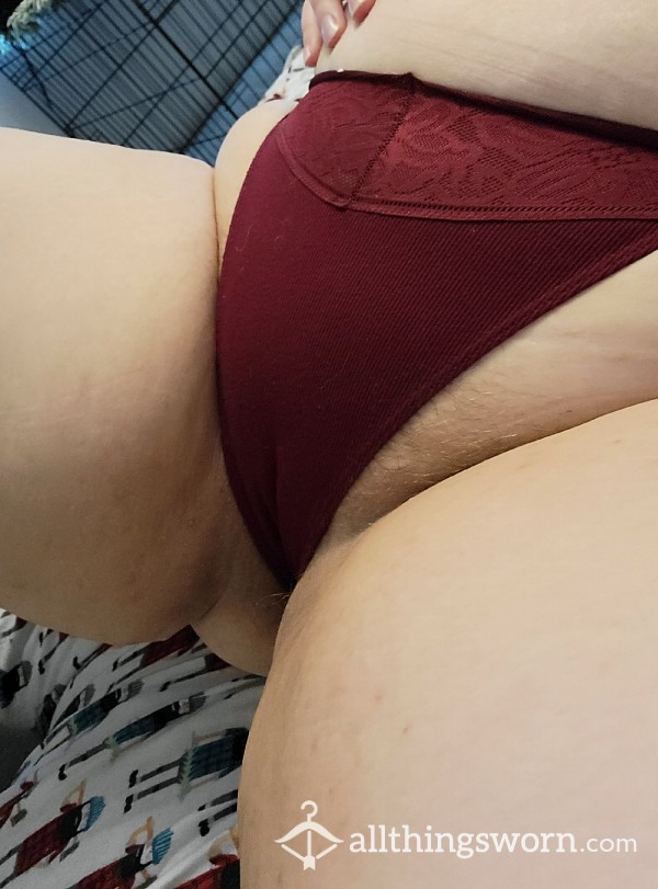 Too-Tight Red Thong