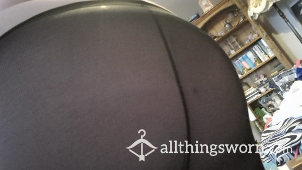 Tights Worn For 24 Hours On Bbw With Big Ass, No Panties