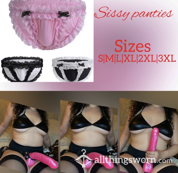 TIME TO BE A SISSY FOR ME | SISSY PANTIES IN YOUR SIZE ❤️