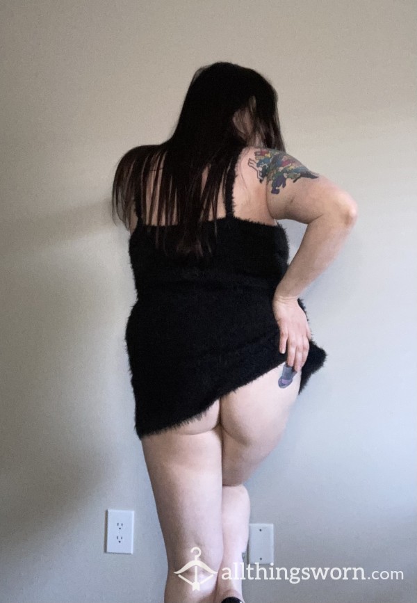 Tiny Black Dress On My Curvy Body