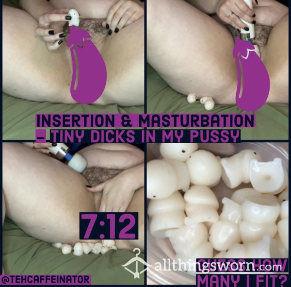 Tiny Dicks In My Pussy (Insertion And Masturbation) - 7:12 - $10
