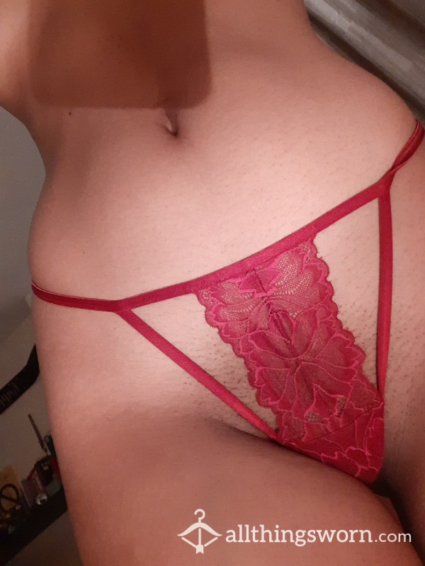 Tiny Red Thong Ready For You