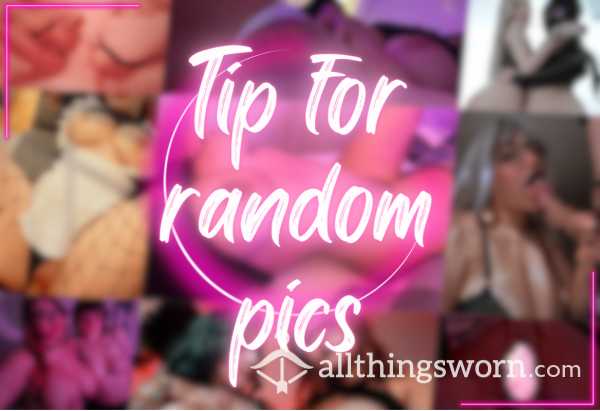 💦 Tip For 5 Random Booba / Nudie Pics 💦