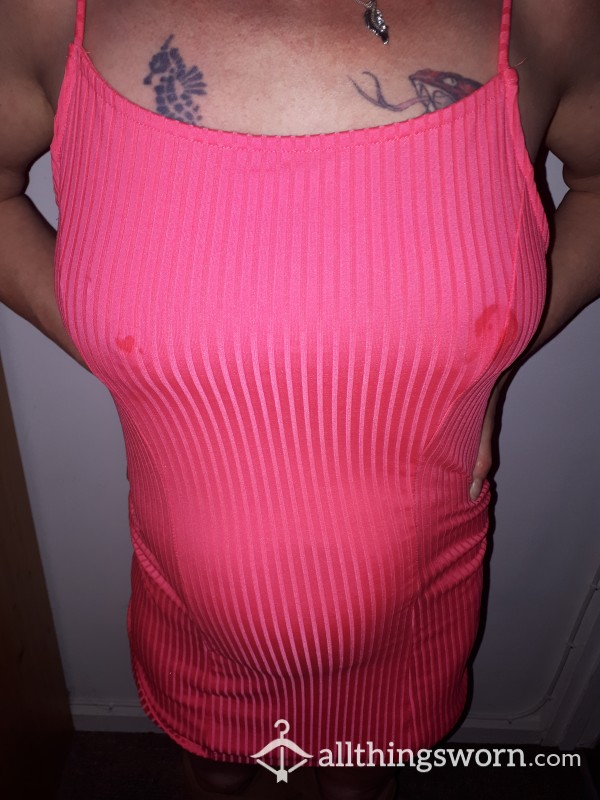 Leaking Nipples Stained Dress