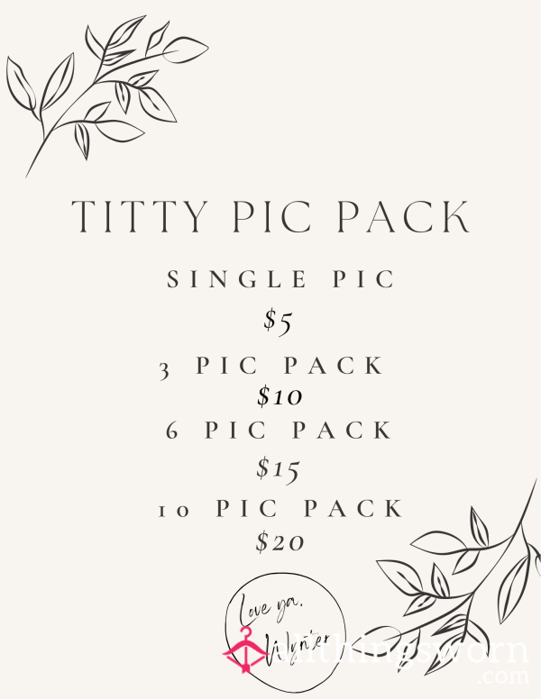 Titty Pic Pack