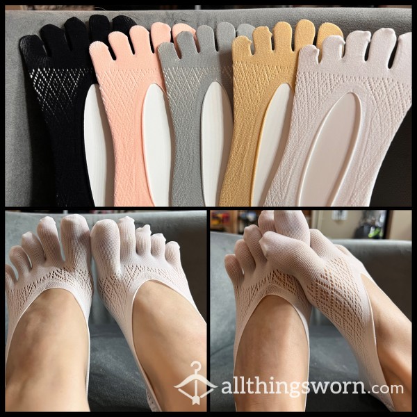 Toe Socks | Stretchy & Soft | Size 8 Feet