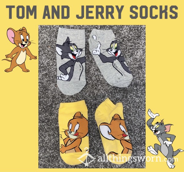 Tom And Jerry Socks🐈‍⬛
