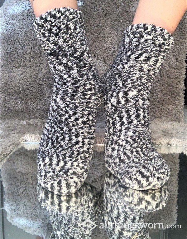 Totally Optical - Fuzzy Socks! - $15 For 24/hr Wear $5/day For Additional Wear Plus FREE ADD ON & FREE EXCLUSIVE PICTURES