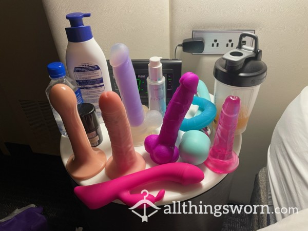 Toys Galore! Rabbit Vibes, Anal, Double Ended Dildo, Glass!