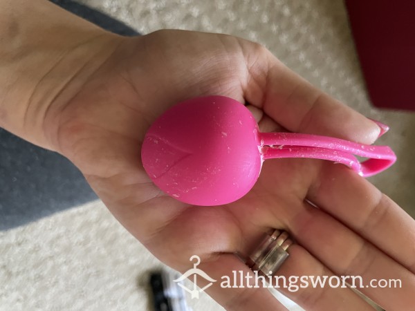 Tracy’s Large Cum Soaked And Dried Kegel Ball