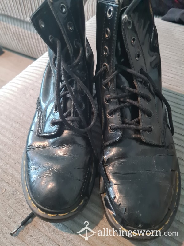 Trashed And Well Worn Dr.Martens Size 7