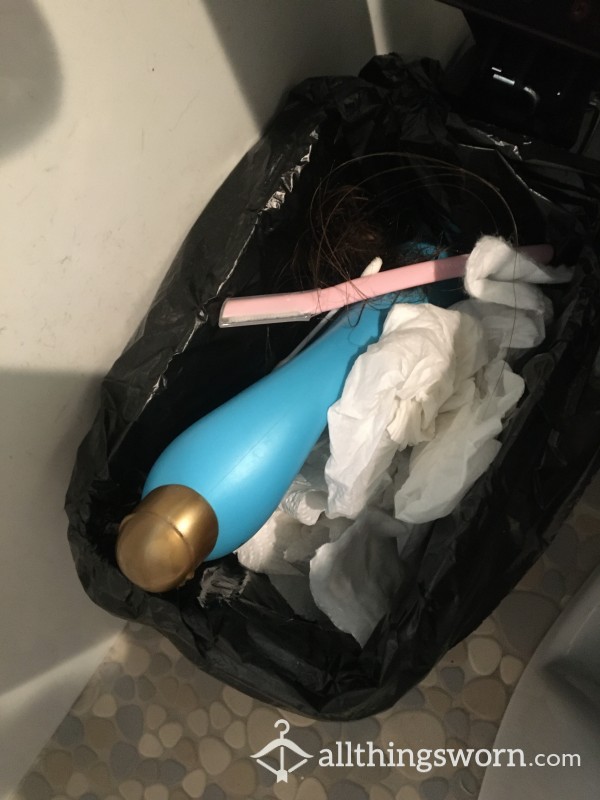 Bathroom Trash - Body Trash, Hair, Fluids & More