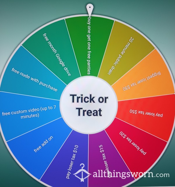 Trick Or Treat Wheel