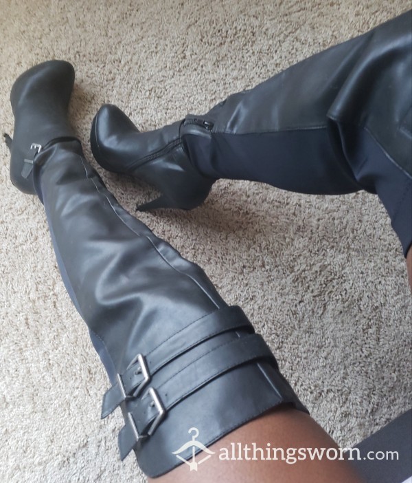 Try Dominating In These Thigh High Boots