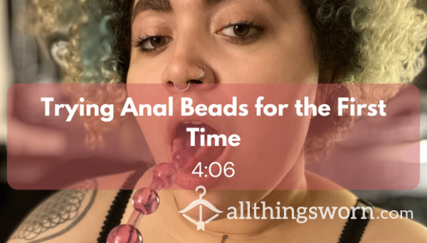 Trying Anal Beads For The First Time | 4:06