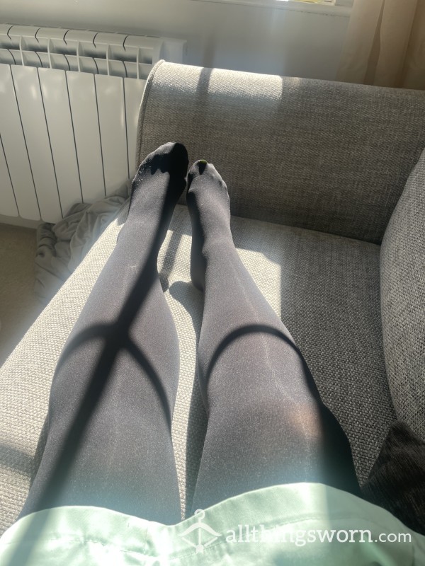 Two Day Wear Black Tights 😈