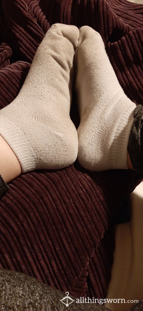 Two Days Basic White Socks