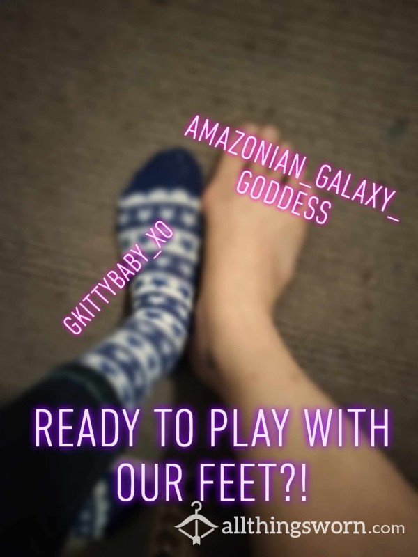 Two Girls, Two Feet 😈👅🦶🏻