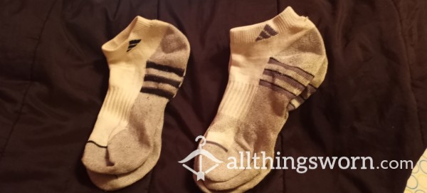 Two Pairs Of Worn Sweaty Socks