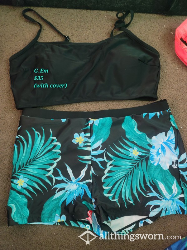 Two-piece Bikini With Cover Up