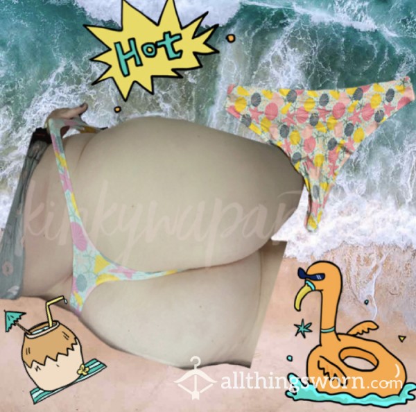 🐚 Ocean Themed Thong - Includes 2-day Wear & U.S. Shipping