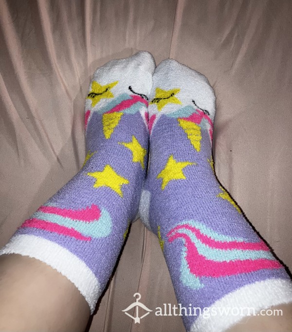 Unicorn Fuzzy Socks! 🦄