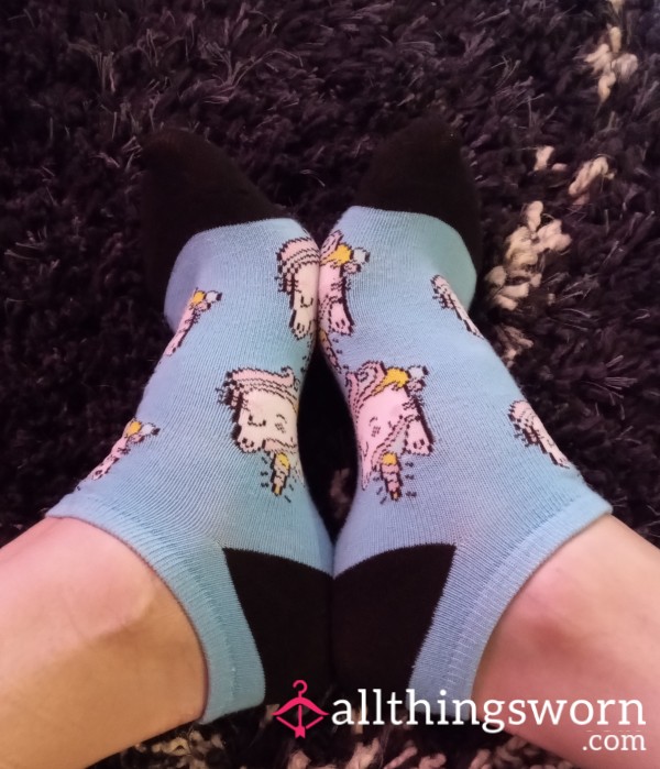 Unicorn Kitty Socks 😻🦄