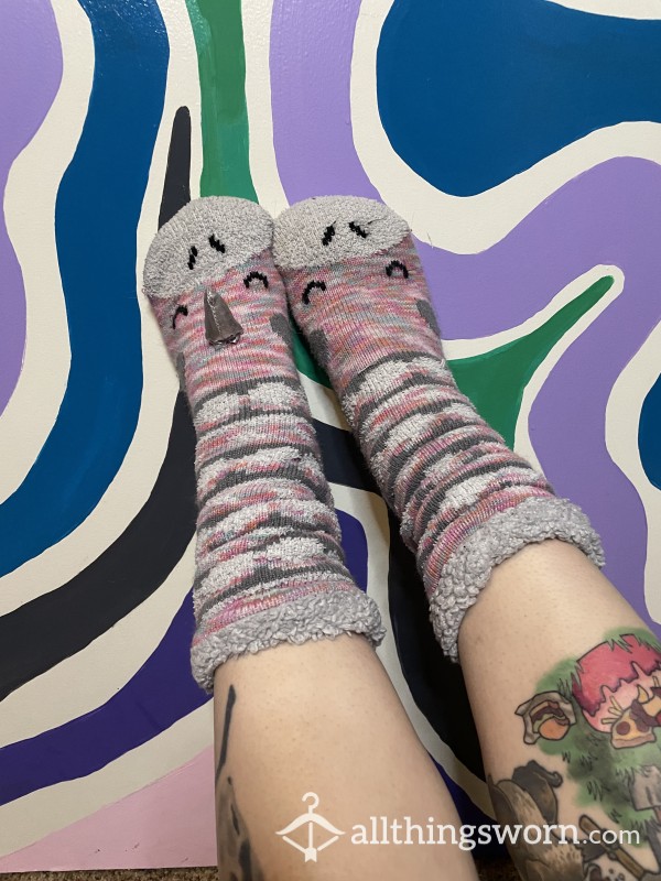 Unicorn Sock Slippers