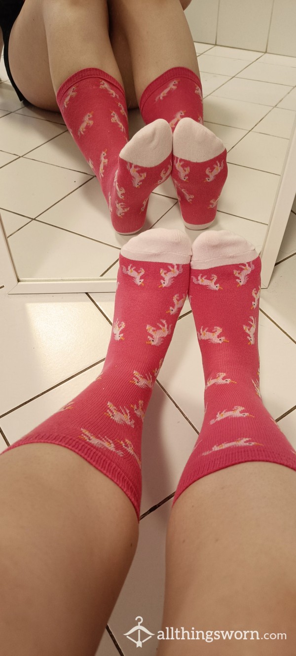 Pink Unicorn Socks 🦄💖