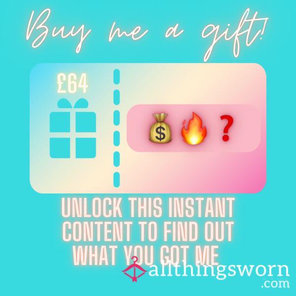 💖🔓unlock This To Buy Me A £64 Gift 🔓💖 (Find Out What The Mystery Gift Is Inside)