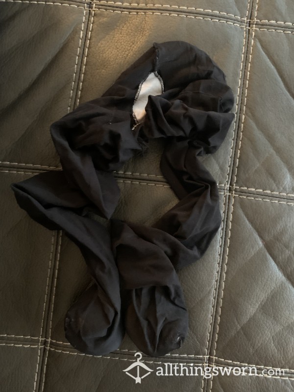 Unwashed Black Tights From My Halloween Costume