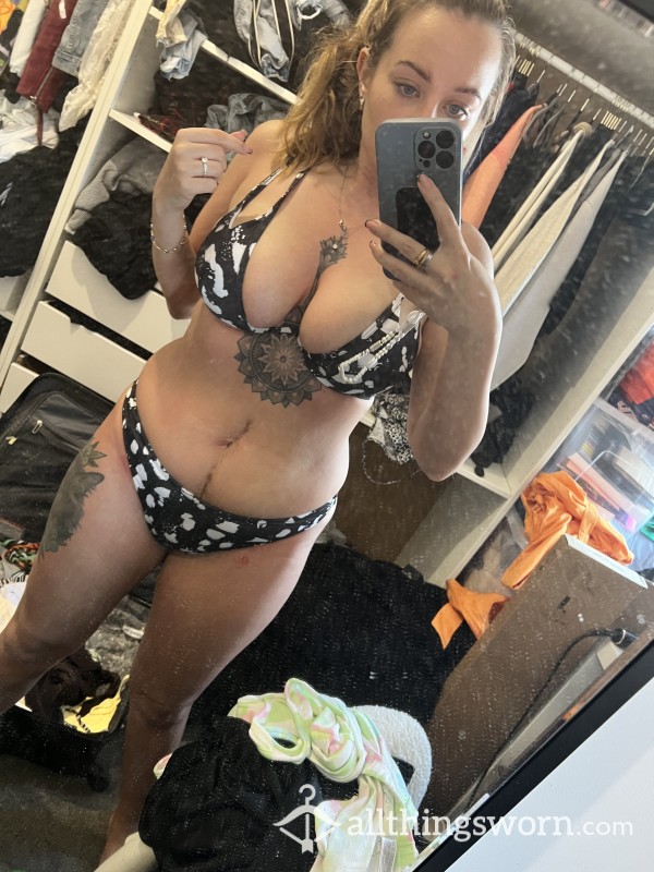Unwashed Used Bikini From Current Holiday