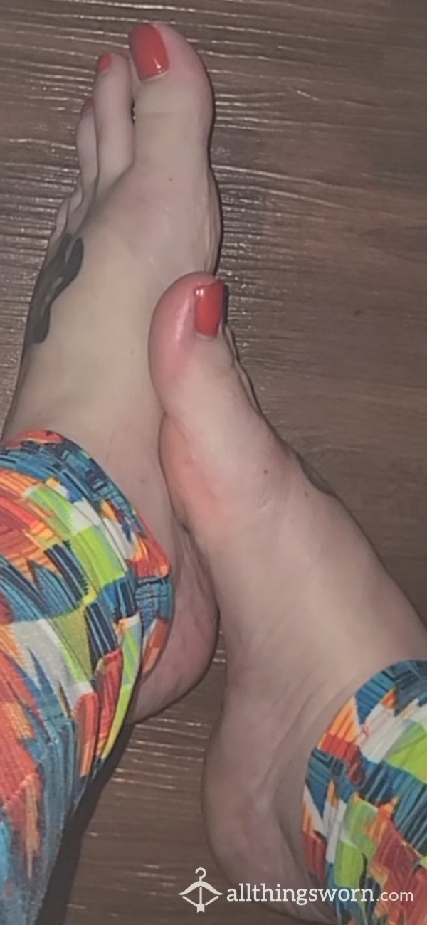 Up Close Video Of My Feet.