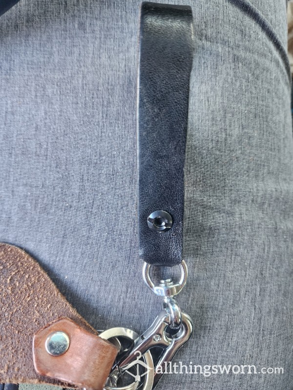 Leather Lanyard Hand Made From My Well Worn Belt