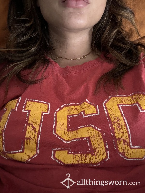 USC Shirt Worn For A Week