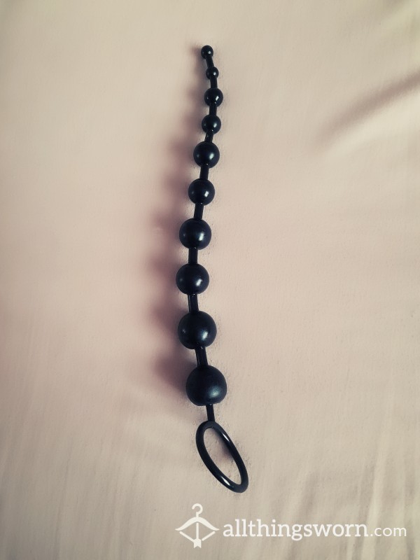 Used Anal Beads.... You Need These!!🖤