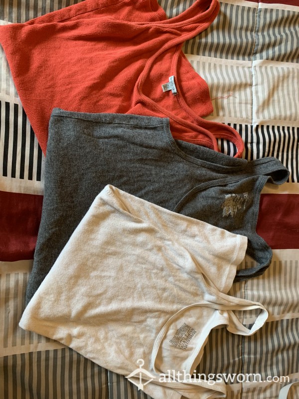 Used And Well Worn Gym Tank Tops